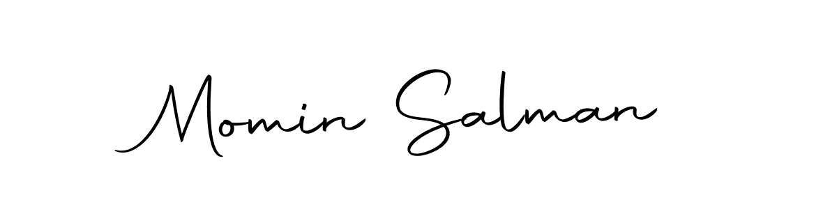 Momin Salman stylish signature style. Best Handwritten Sign (Autography-DOLnW) for my name. Handwritten Signature Collection Ideas for my name Momin Salman. Momin Salman signature style 10 images and pictures png
