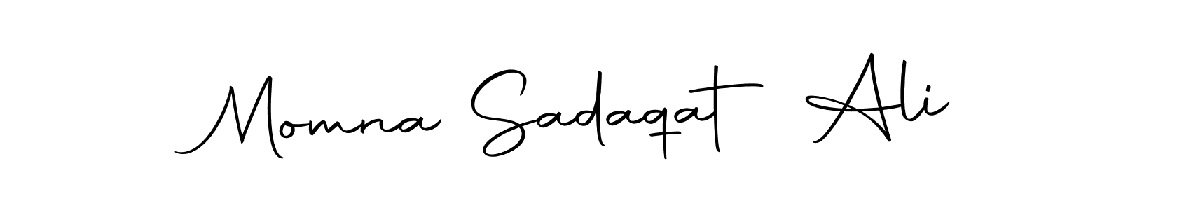You can use this online signature creator to create a handwritten signature for the name Momna Sadaqat Ali. This is the best online autograph maker. Momna Sadaqat Ali signature style 10 images and pictures png