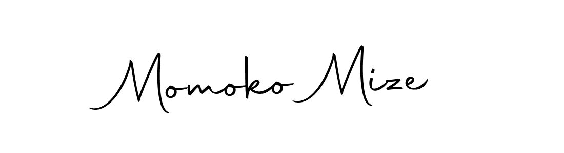 Use a signature maker to create a handwritten signature online. With this signature software, you can design (Autography-DOLnW) your own signature for name Momoko Mize. Momoko Mize signature style 10 images and pictures png