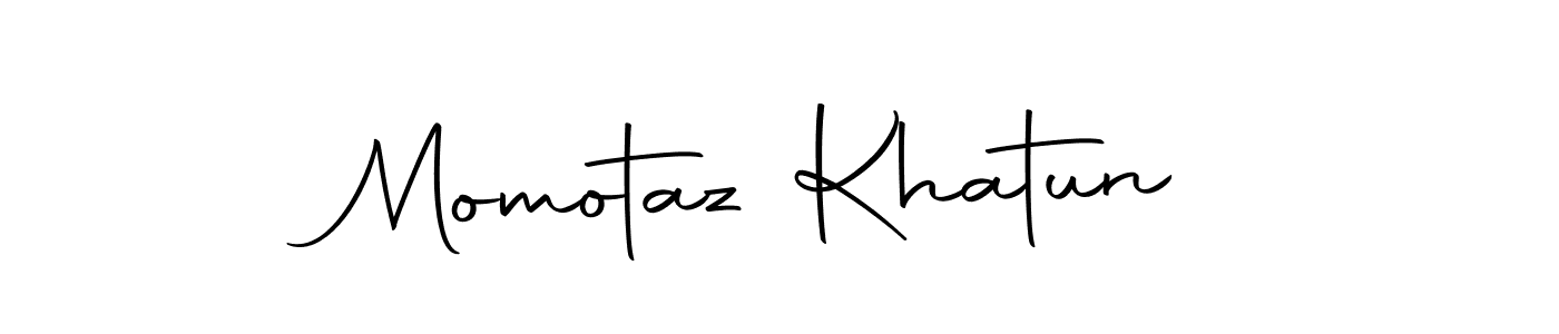 Create a beautiful signature design for name Momotaz Khatun. With this signature (Autography-DOLnW) fonts, you can make a handwritten signature for free. Momotaz Khatun signature style 10 images and pictures png