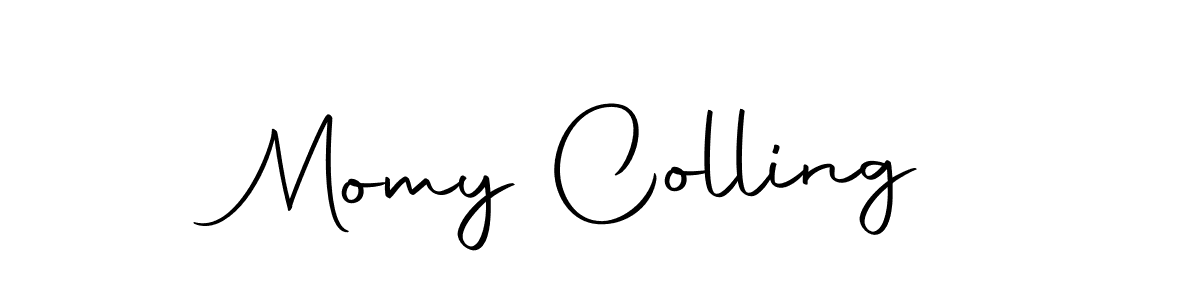Use a signature maker to create a handwritten signature online. With this signature software, you can design (Autography-DOLnW) your own signature for name Momy Colling. Momy Colling signature style 10 images and pictures png