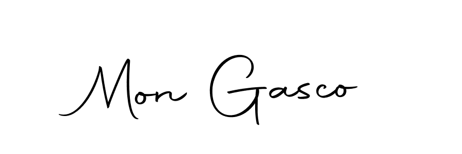 Design your own signature with our free online signature maker. With this signature software, you can create a handwritten (Autography-DOLnW) signature for name Mon Gasco. Mon Gasco signature style 10 images and pictures png