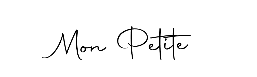 Use a signature maker to create a handwritten signature online. With this signature software, you can design (Autography-DOLnW) your own signature for name Mon Petite. Mon Petite signature style 10 images and pictures png