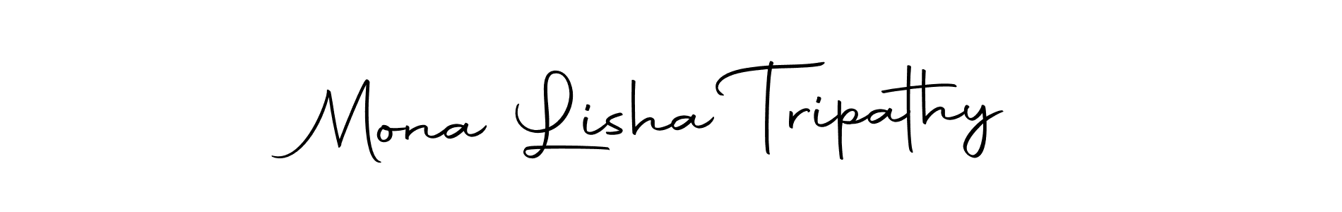 How to make Mona Lisha Tripathy name signature. Use Autography-DOLnW style for creating short signs online. This is the latest handwritten sign. Mona Lisha Tripathy signature style 10 images and pictures png