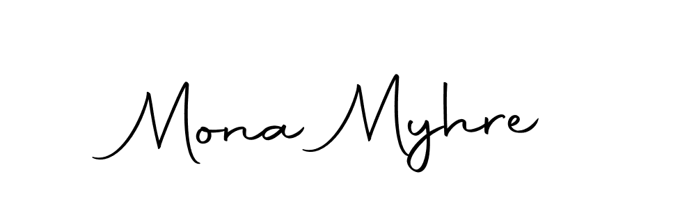 Make a beautiful signature design for name Mona Myhre. Use this online signature maker to create a handwritten signature for free. Mona Myhre signature style 10 images and pictures png