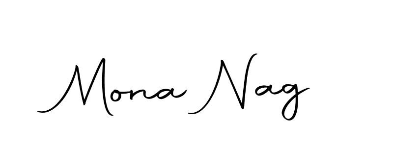 How to make Mona Nag signature? Autography-DOLnW is a professional autograph style. Create handwritten signature for Mona Nag name. Mona Nag signature style 10 images and pictures png