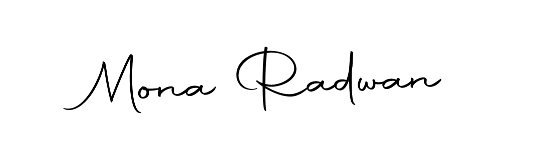 Make a beautiful signature design for name Mona Radwan. Use this online signature maker to create a handwritten signature for free. Mona Radwan signature style 10 images and pictures png