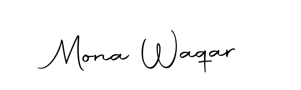 This is the best signature style for the Mona Waqar name. Also you like these signature font (Autography-DOLnW). Mix name signature. Mona Waqar signature style 10 images and pictures png