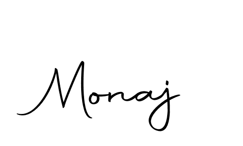 Similarly Autography-DOLnW is the best handwritten signature design. Signature creator online .You can use it as an online autograph creator for name Monaj. Monaj signature style 10 images and pictures png