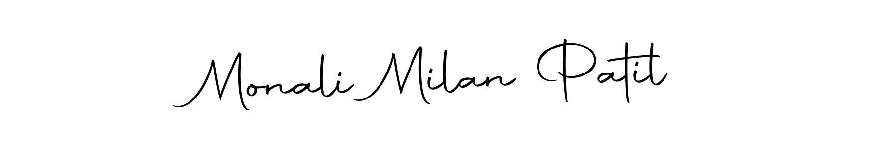 Design your own signature with our free online signature maker. With this signature software, you can create a handwritten (Autography-DOLnW) signature for name Monali Milan Patil. Monali Milan Patil signature style 10 images and pictures png