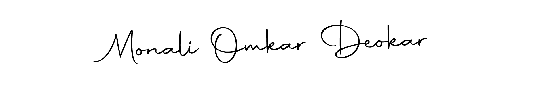 Design your own signature with our free online signature maker. With this signature software, you can create a handwritten (Autography-DOLnW) signature for name Monali Omkar Deokar. Monali Omkar Deokar signature style 10 images and pictures png