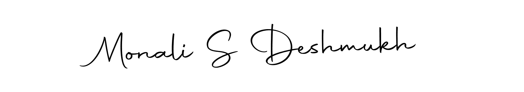 The best way (Autography-DOLnW) to make a short signature is to pick only two or three words in your name. The name Monali S Deshmukh include a total of six letters. For converting this name. Monali S Deshmukh signature style 10 images and pictures png