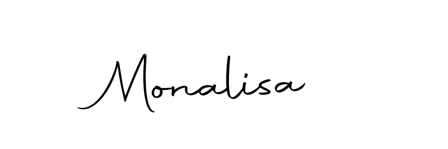 Design your own signature with our free online signature maker. With this signature software, you can create a handwritten (Autography-DOLnW) signature for name Monalisa . Monalisa  signature style 10 images and pictures png