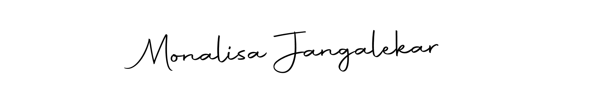 Make a beautiful signature design for name Monalisa Jangalekar. Use this online signature maker to create a handwritten signature for free. Monalisa Jangalekar signature style 10 images and pictures png