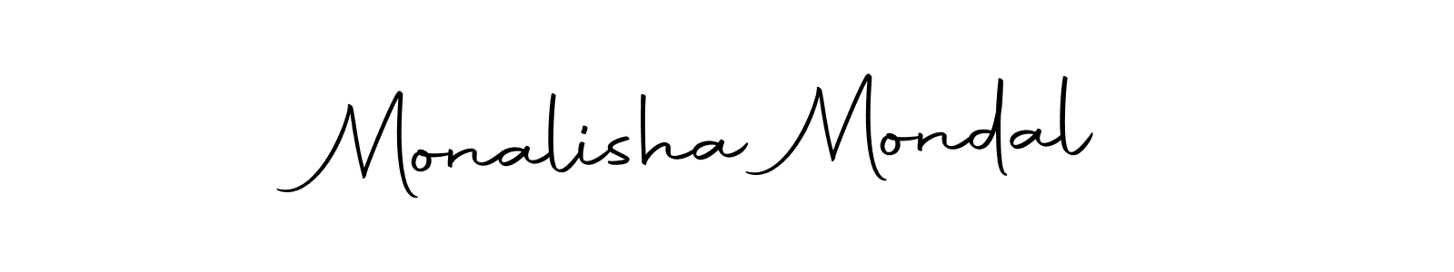 The best way (Autography-DOLnW) to make a short signature is to pick only two or three words in your name. The name Monalisha Mondal include a total of six letters. For converting this name. Monalisha Mondal signature style 10 images and pictures png