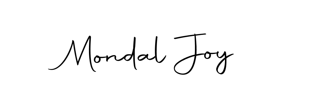 Make a beautiful signature design for name Mondal Joy. With this signature (Autography-DOLnW) style, you can create a handwritten signature for free. Mondal Joy signature style 10 images and pictures png