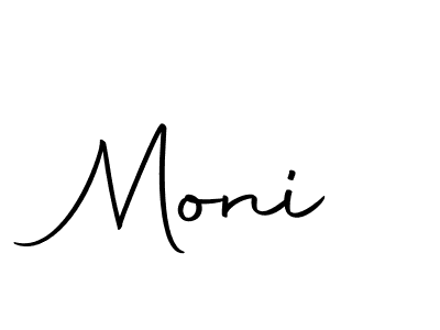 Moni stylish signature style. Best Handwritten Sign (Autography-DOLnW) for my name. Handwritten Signature Collection Ideas for my name Moni. Moni signature style 10 images and pictures png