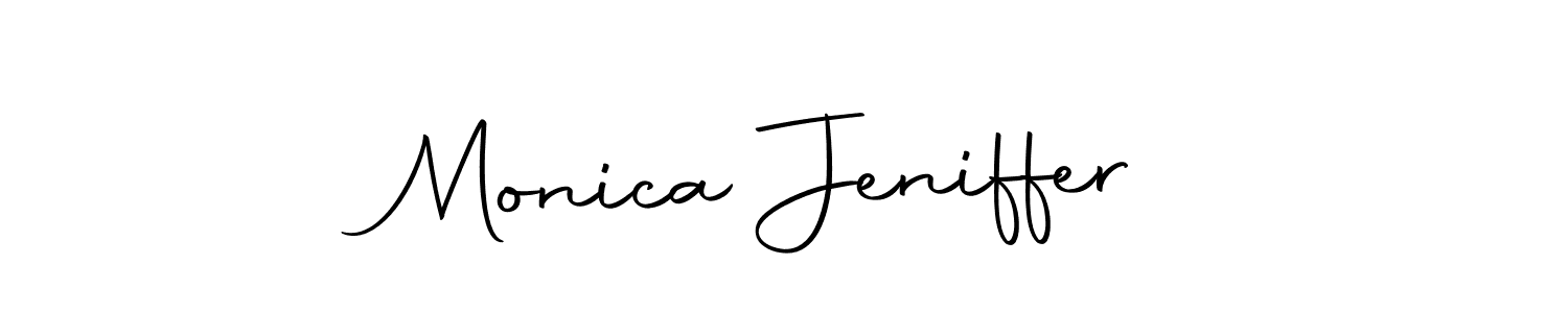 This is the best signature style for the Monica Jeniffer name. Also you like these signature font (Autography-DOLnW). Mix name signature. Monica Jeniffer signature style 10 images and pictures png