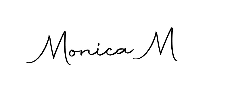 How to make Monica M signature? Autography-DOLnW is a professional autograph style. Create handwritten signature for Monica M name. Monica M signature style 10 images and pictures png