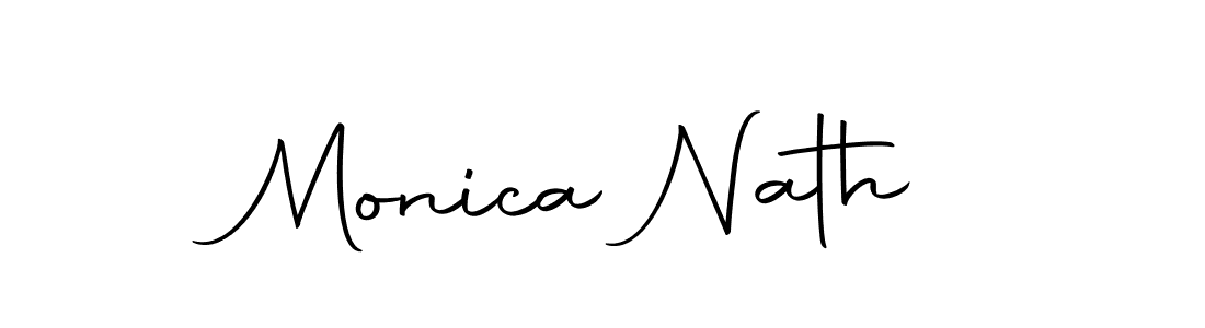 Here are the top 10 professional signature styles for the name Monica Nath. These are the best autograph styles you can use for your name. Monica Nath signature style 10 images and pictures png