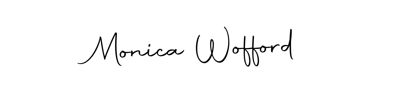 Also we have Monica Wofford name is the best signature style. Create professional handwritten signature collection using Autography-DOLnW autograph style. Monica Wofford signature style 10 images and pictures png