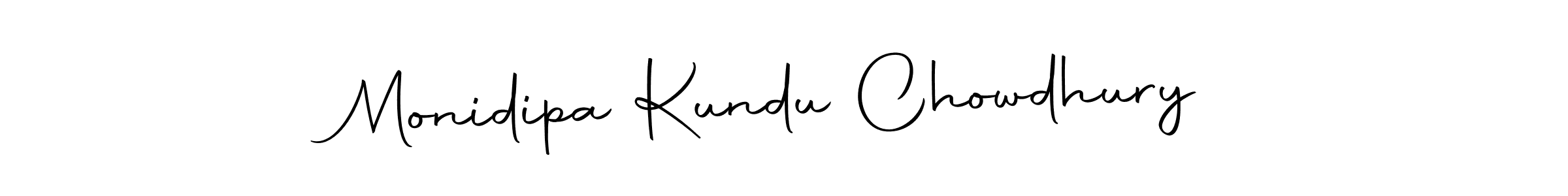 The best way (Autography-DOLnW) to make a short signature is to pick only two or three words in your name. The name Monidipa Kundu Chowdhury include a total of six letters. For converting this name. Monidipa Kundu Chowdhury signature style 10 images and pictures png