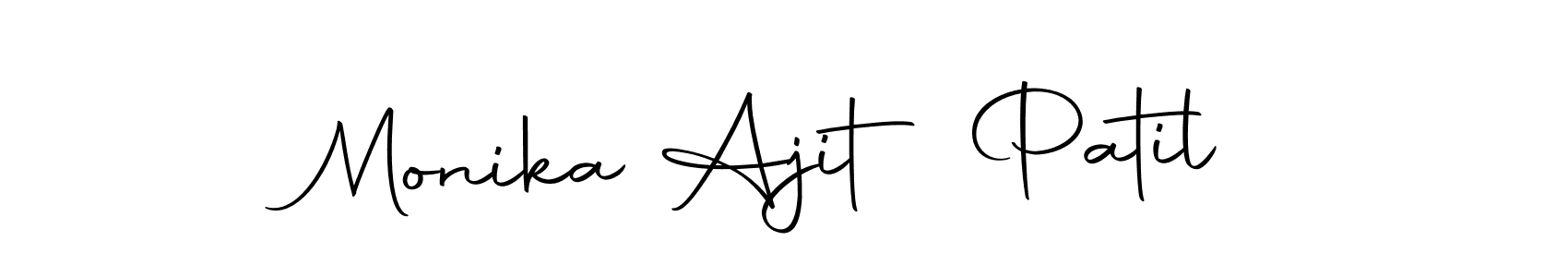 Design your own signature with our free online signature maker. With this signature software, you can create a handwritten (Autography-DOLnW) signature for name Monika Ajit Patil. Monika Ajit Patil signature style 10 images and pictures png