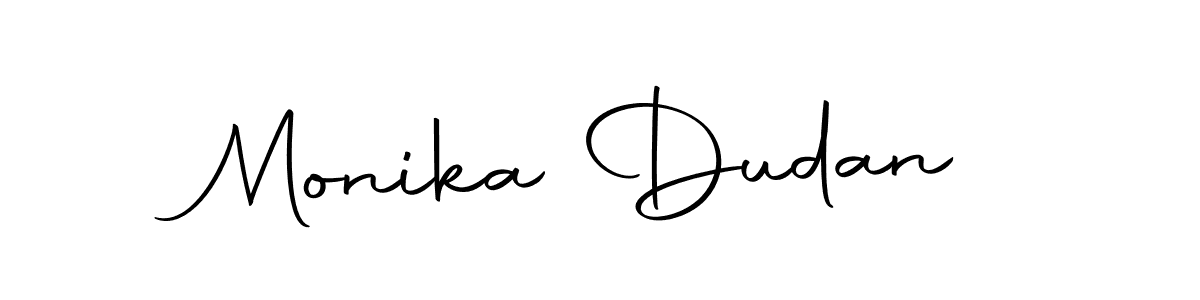 Autography-DOLnW is a professional signature style that is perfect for those who want to add a touch of class to their signature. It is also a great choice for those who want to make their signature more unique. Get Monika Dudan name to fancy signature for free. Monika Dudan signature style 10 images and pictures png