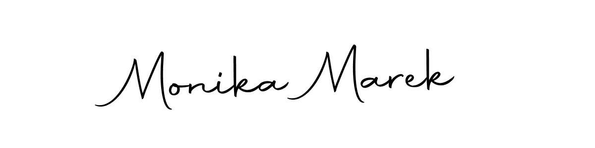 if you are searching for the best signature style for your name Monika Marek. so please give up your signature search. here we have designed multiple signature styles  using Autography-DOLnW. Monika Marek signature style 10 images and pictures png
