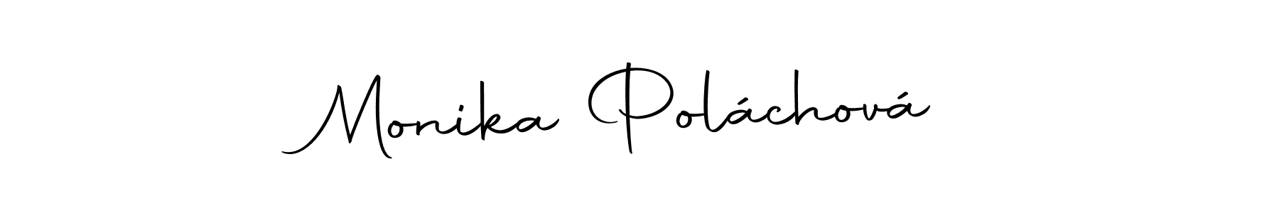 It looks lik you need a new signature style for name Monika Poláchová. Design unique handwritten (Autography-DOLnW) signature with our free signature maker in just a few clicks. Monika Poláchová signature style 10 images and pictures png