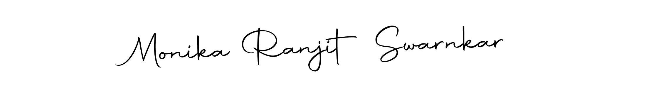 Make a beautiful signature design for name Monika Ranjit Swarnkar. Use this online signature maker to create a handwritten signature for free. Monika Ranjit Swarnkar signature style 10 images and pictures png