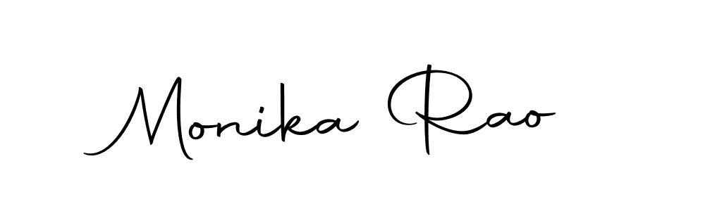 Also we have Monika Rao name is the best signature style. Create professional handwritten signature collection using Autography-DOLnW autograph style. Monika Rao signature style 10 images and pictures png