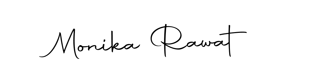 Create a beautiful signature design for name Monika Rawat. With this signature (Autography-DOLnW) fonts, you can make a handwritten signature for free. Monika Rawat signature style 10 images and pictures png