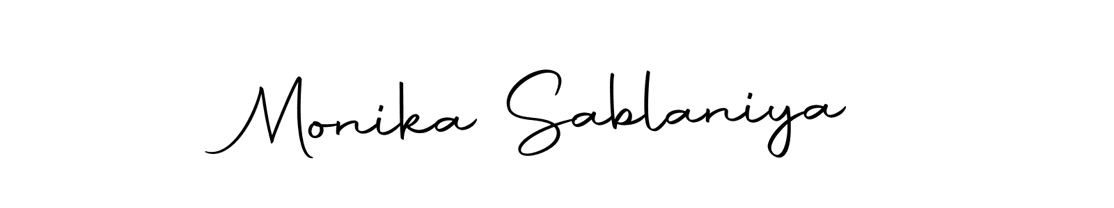 You can use this online signature creator to create a handwritten signature for the name Monika Sablaniya. This is the best online autograph maker. Monika Sablaniya signature style 10 images and pictures png