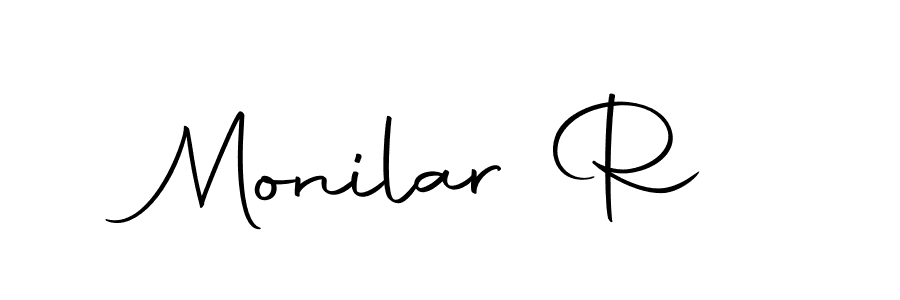 Also we have Monilar R name is the best signature style. Create professional handwritten signature collection using Autography-DOLnW autograph style. Monilar R signature style 10 images and pictures png