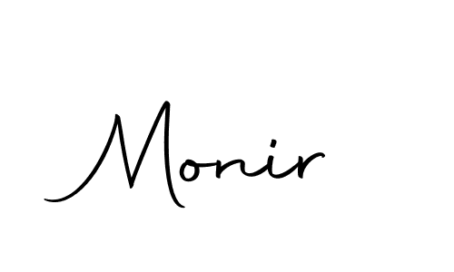 How to make Monir signature? Autography-DOLnW is a professional autograph style. Create handwritten signature for Monir name. Monir signature style 10 images and pictures png