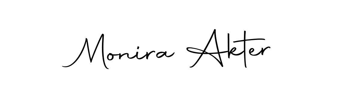 Monira Akter stylish signature style. Best Handwritten Sign (Autography-DOLnW) for my name. Handwritten Signature Collection Ideas for my name Monira Akter. Monira Akter signature style 10 images and pictures png