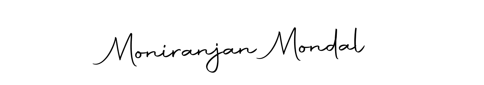 Create a beautiful signature design for name Moniranjan Mondal. With this signature (Autography-DOLnW) fonts, you can make a handwritten signature for free. Moniranjan Mondal signature style 10 images and pictures png