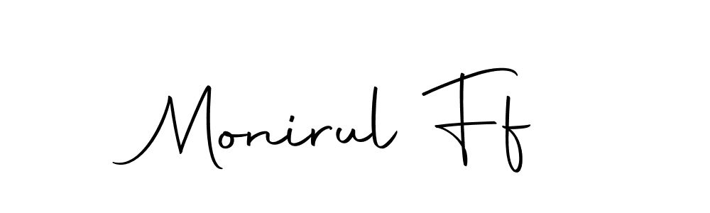 Also we have Monirul Ff name is the best signature style. Create professional handwritten signature collection using Autography-DOLnW autograph style. Monirul Ff signature style 10 images and pictures png