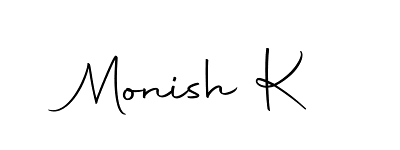 How to Draw Monish K signature style? Autography-DOLnW is a latest design signature styles for name Monish K. Monish K signature style 10 images and pictures png