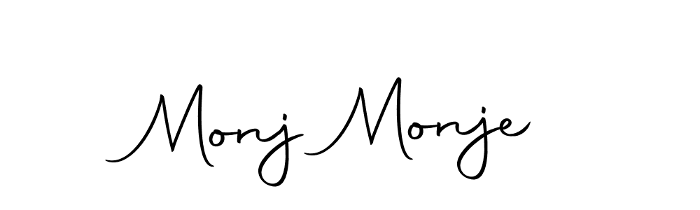 It looks lik you need a new signature style for name Monj Monje. Design unique handwritten (Autography-DOLnW) signature with our free signature maker in just a few clicks. Monj Monje signature style 10 images and pictures png