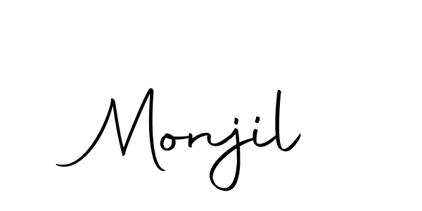 Similarly Autography-DOLnW is the best handwritten signature design. Signature creator online .You can use it as an online autograph creator for name Monjil. Monjil signature style 10 images and pictures png