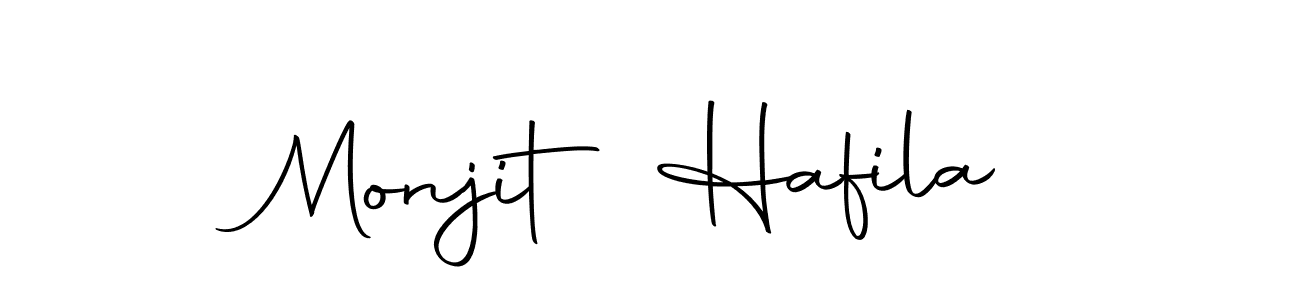 Make a beautiful signature design for name Monjit Hafila. Use this online signature maker to create a handwritten signature for free. Monjit Hafila signature style 10 images and pictures png