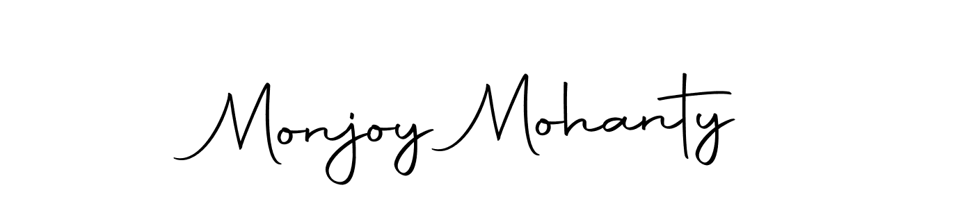 Make a beautiful signature design for name Monjoy Mohanty. Use this online signature maker to create a handwritten signature for free. Monjoy Mohanty signature style 10 images and pictures png