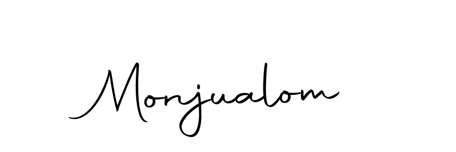 How to make Monjualom signature? Autography-DOLnW is a professional autograph style. Create handwritten signature for Monjualom name. Monjualom signature style 10 images and pictures png