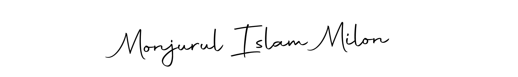 How to make Monjurul Islam Milon signature? Autography-DOLnW is a professional autograph style. Create handwritten signature for Monjurul Islam Milon name. Monjurul Islam Milon signature style 10 images and pictures png