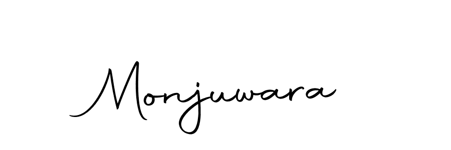 How to make Monjuwara name signature. Use Autography-DOLnW style for creating short signs online. This is the latest handwritten sign. Monjuwara signature style 10 images and pictures png