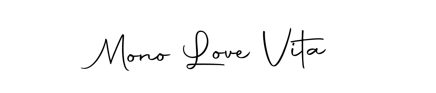 Make a beautiful signature design for name Mono Love Vita. Use this online signature maker to create a handwritten signature for free. Mono Love Vita signature style 10 images and pictures png