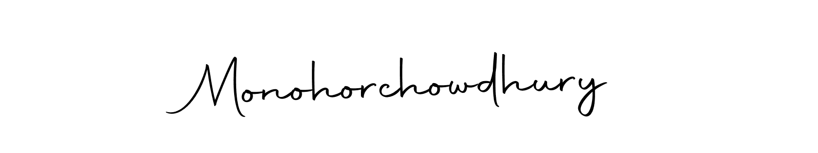 Use a signature maker to create a handwritten signature online. With this signature software, you can design (Autography-DOLnW) your own signature for name Monohorchowdhury. Monohorchowdhury signature style 10 images and pictures png