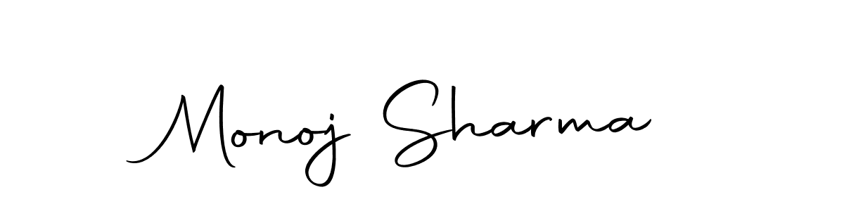 Design your own signature with our free online signature maker. With this signature software, you can create a handwritten (Autography-DOLnW) signature for name Monoj Sharma. Monoj Sharma signature style 10 images and pictures png